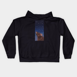 Agouti Brown Rat Stargazing Kids Hoodie